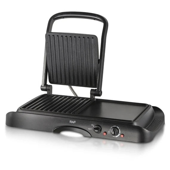 RAF 2-in-1 Baking Tray R.2695 – Grill & Griddle Plate – Dual Thermostat 1600W