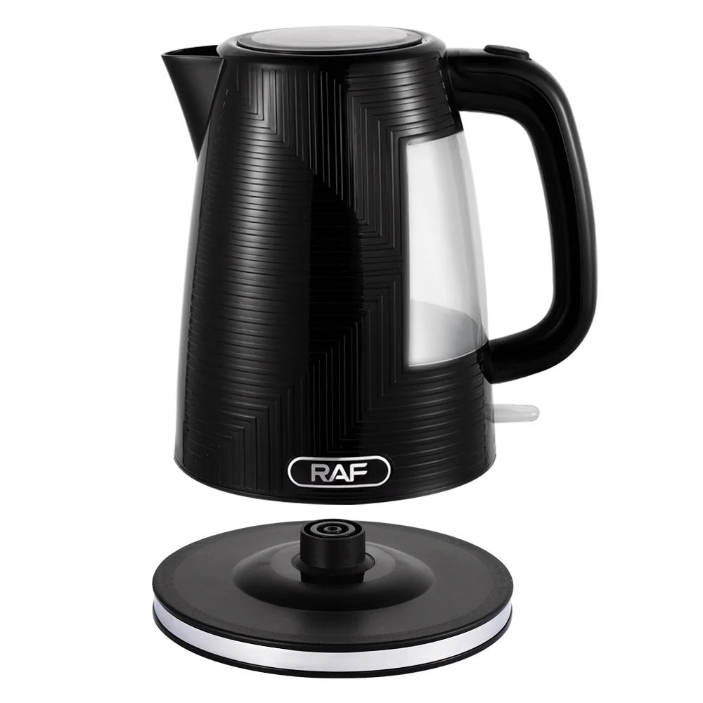 RAF 2200W Electric Kettle – 1.7L Water Boiler & Tea Maker – Visible Glass Body – Fast Heating – Model R.7951