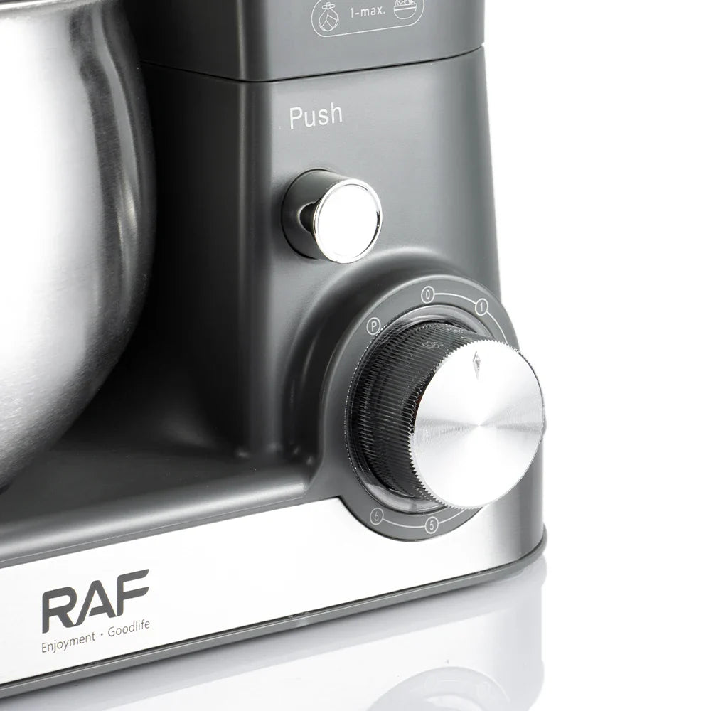 RAF 3-in-1 Stand Mixer – 1800W, 6L Bowl, R.6617, Multifunctional Cake & Bread Dough Mixer