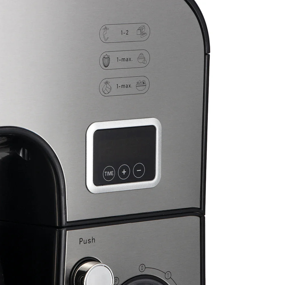 RAF 3-in-1 Stand Mixer – 5L Stainless Steel Bowl, 6 Speeds, Digital Display, R.6606