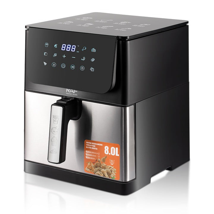 RAF Air Fryer 1800W 8.0L Capacity R.5291 Temperature Control