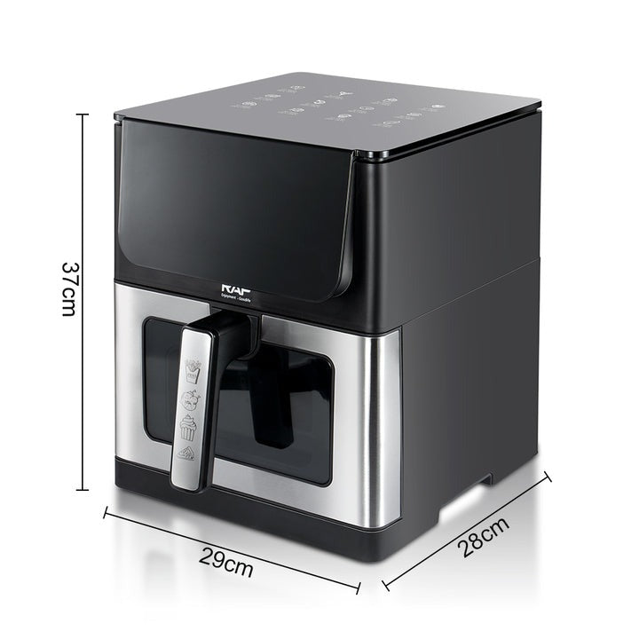 RAF Air Fryer with App Control 8L Capacity 1800W Power Timer Control R.5290