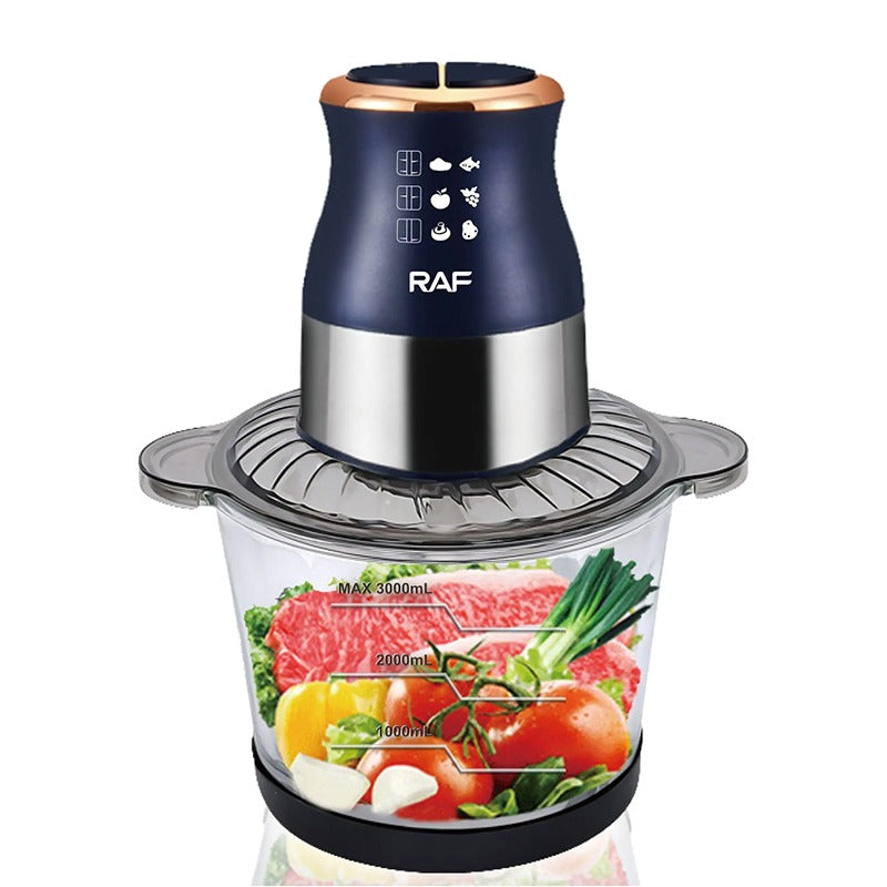 RAF Electric Food Processor 3L, 800W Professional Kitchen Processor – R.7020 Large Capacity