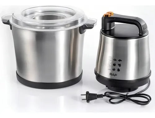 RAF Electric Food Processor & Chopper – 10L, 1000W, Silver, R.7723