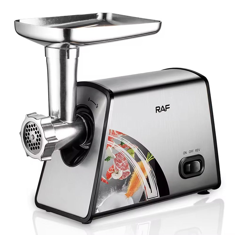 RAF Electric Meat Grinder – 2000W, Stainless Steel, High Power, R.3378