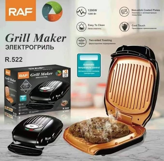 RAF Grill Maker,1200 WAT, Model R.522