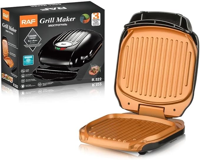 RAF Grill Maker,1200 WAT, Model R.522