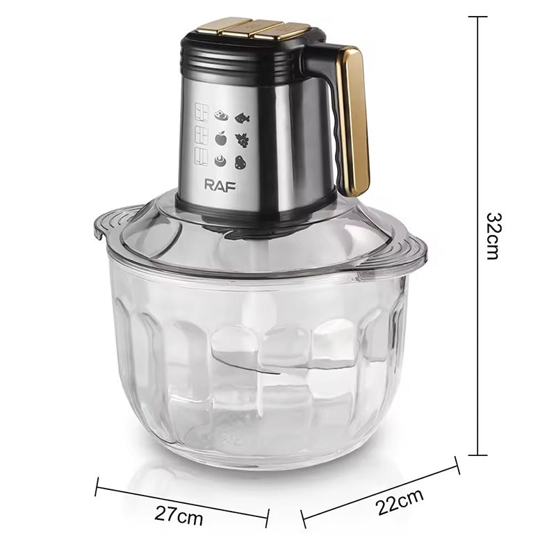 RAF Multifunctional Food Processor & Chopper – 5L High Capacity, R.3366