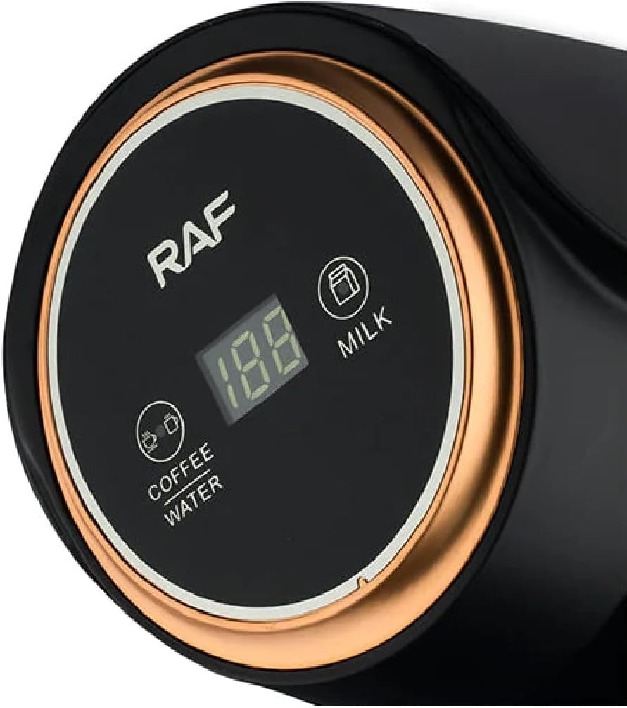 RAF R.116 Digital Turkish Coffee Maker – 600W, Black, Automatic Brewing Machine