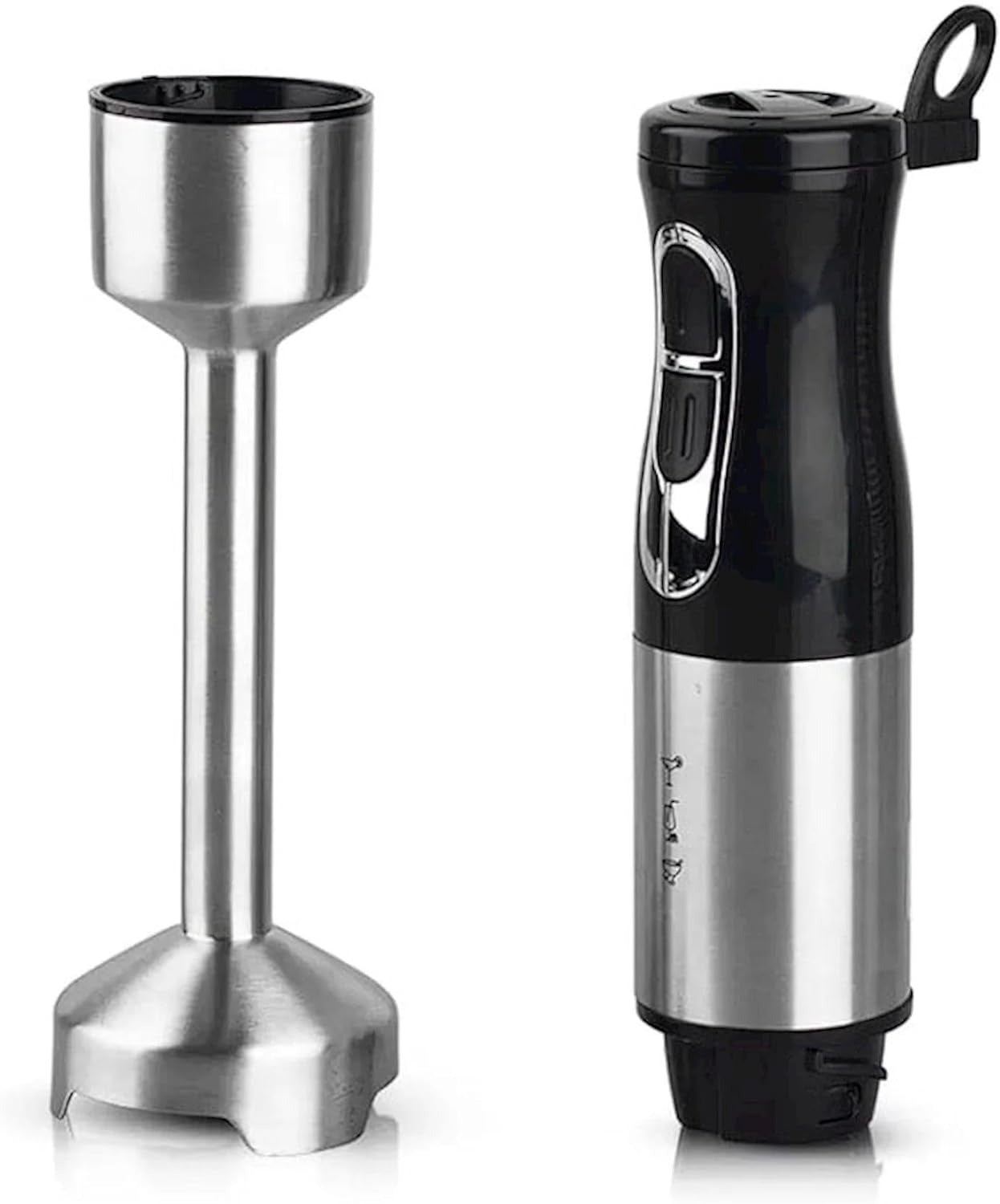 RAF R.278 Hand Blender, 800W Stainless Steel Stick Blender, 220V 50Hz – Silver