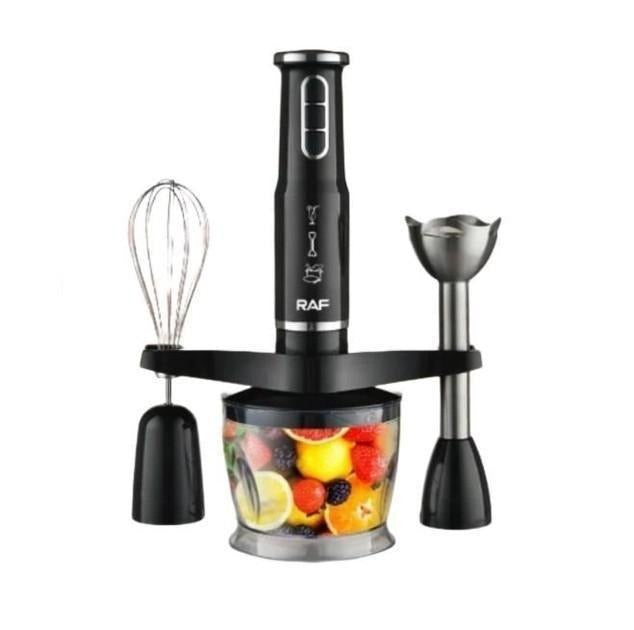 RAF R.291 Multifunctional Hand Blender Set – 600W, 3-Speed Adjustable, Egg Beater & Food Mixer