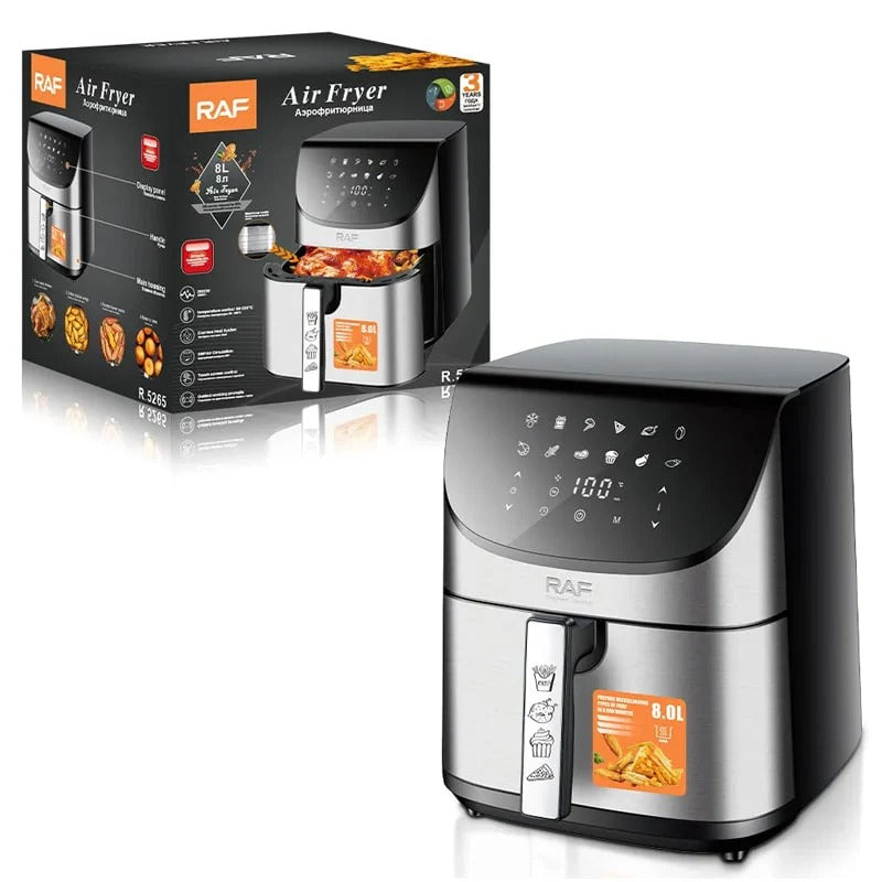 RAF Air Fryer, Oil-Free, 2000 Watts, 8 Liters (R.5265)