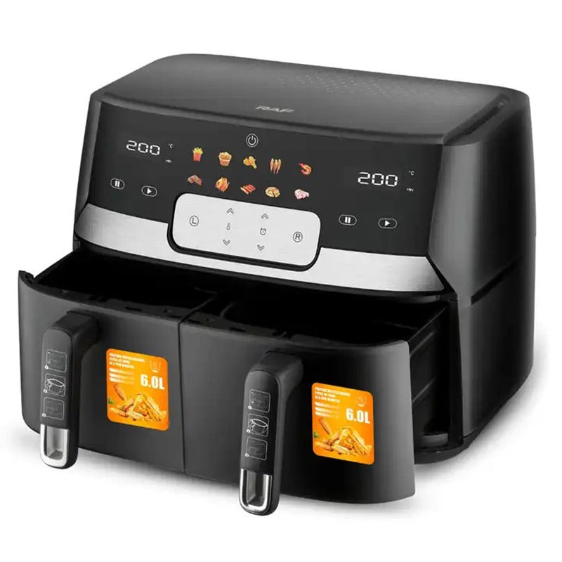 RAF R.5272 Large Capacity Air Fryer 12L Electric Deep Fryer 3400W Professional Deep Fryer