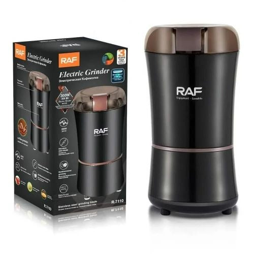 RAF R.7110 Multi Coffee Grinder – 300W, Stainless Steel Blades, Electric Spice & Nut Grinder