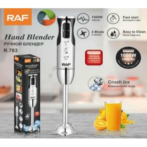 RAF R.783 Hand Blender, 1600W Powerful Stainless Steel Stick Blender, Multi-Function Kitchen Mixer
