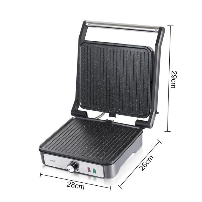 RAF Sandwich Maker/Double-Sided Heating/Even Heat/Non-Stick Coating/2000W (R.2301)