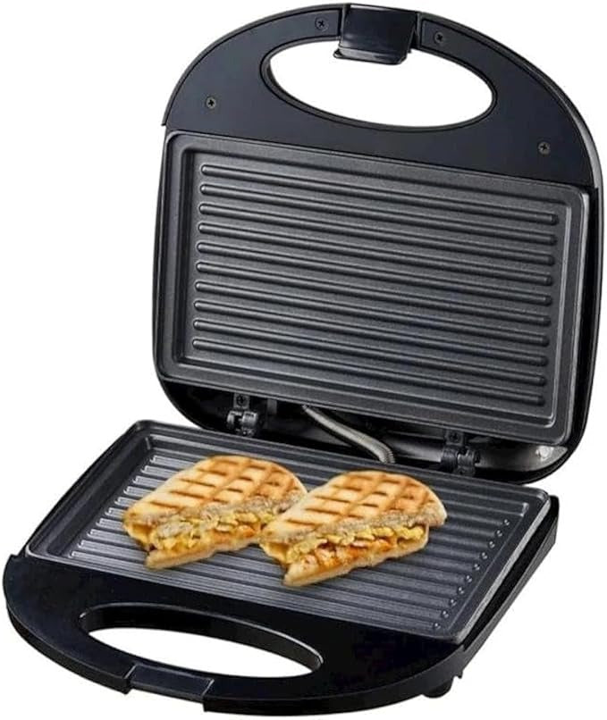 RAF Sandwich Maker R.200, 850 Watt, 220v, 50Hz, Black