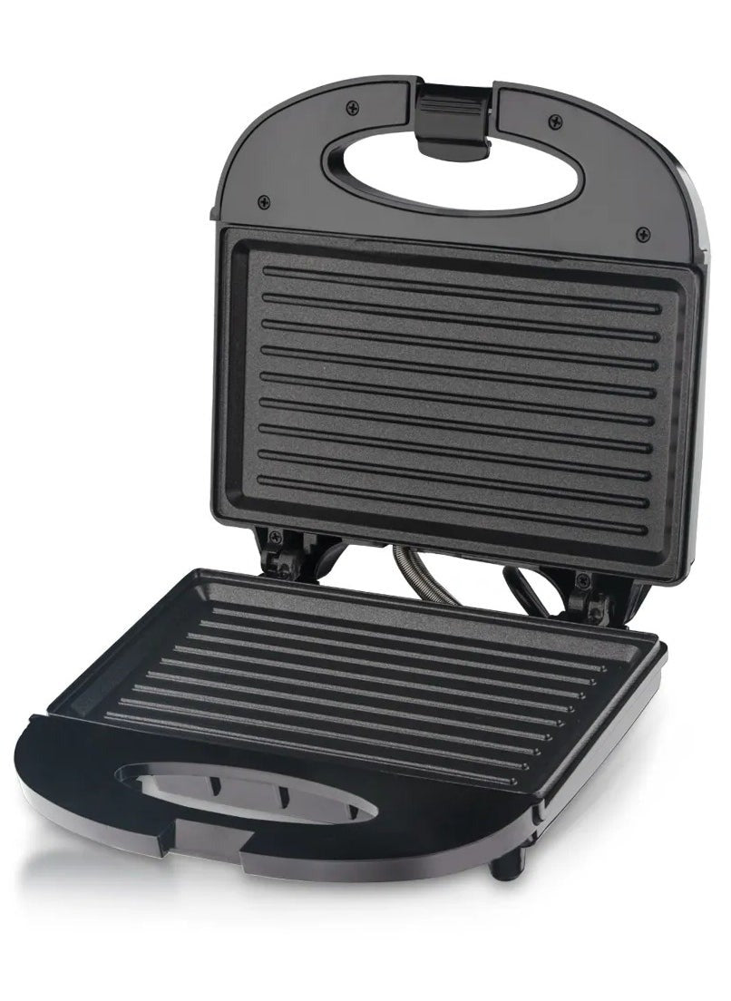 RAF Sandwich Maker R.200, 850 Watt, 220v, 50Hz, Black
