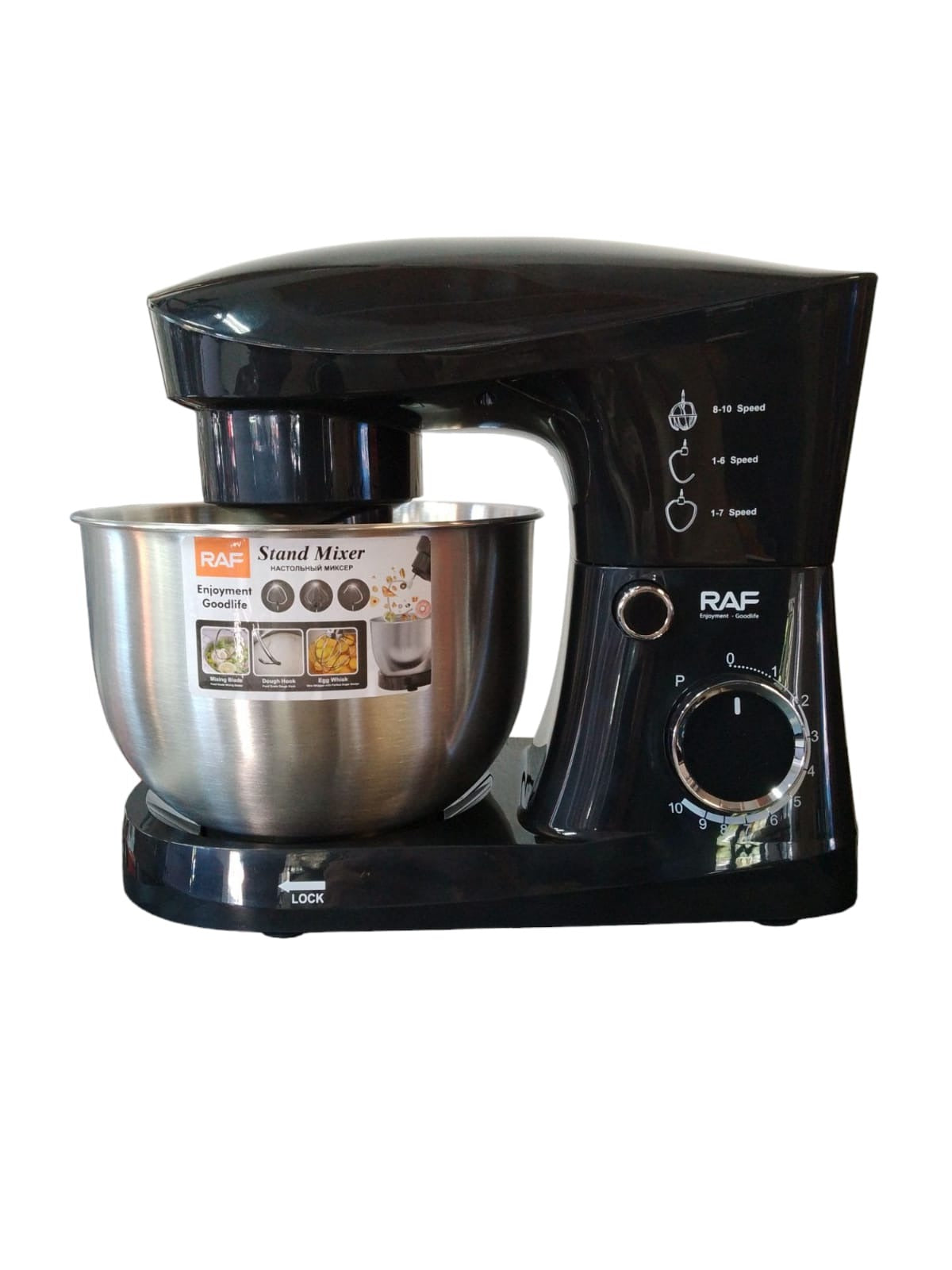 RAF Stand Mixer – 1500W, 4L Stainless Steel Bowl, R.6604 Kitchen Machine