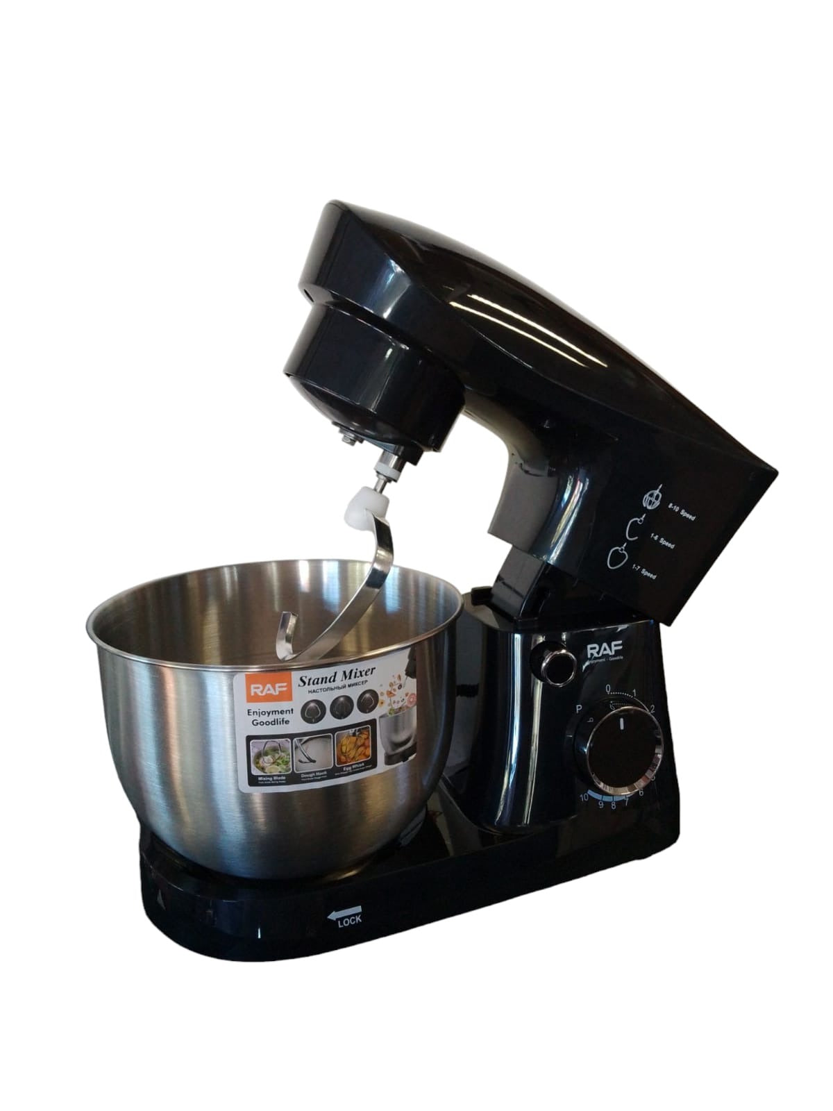 RAF Stand Mixer – 1500W, 4L Stainless Steel Bowl, R.6604 Kitchen Machine