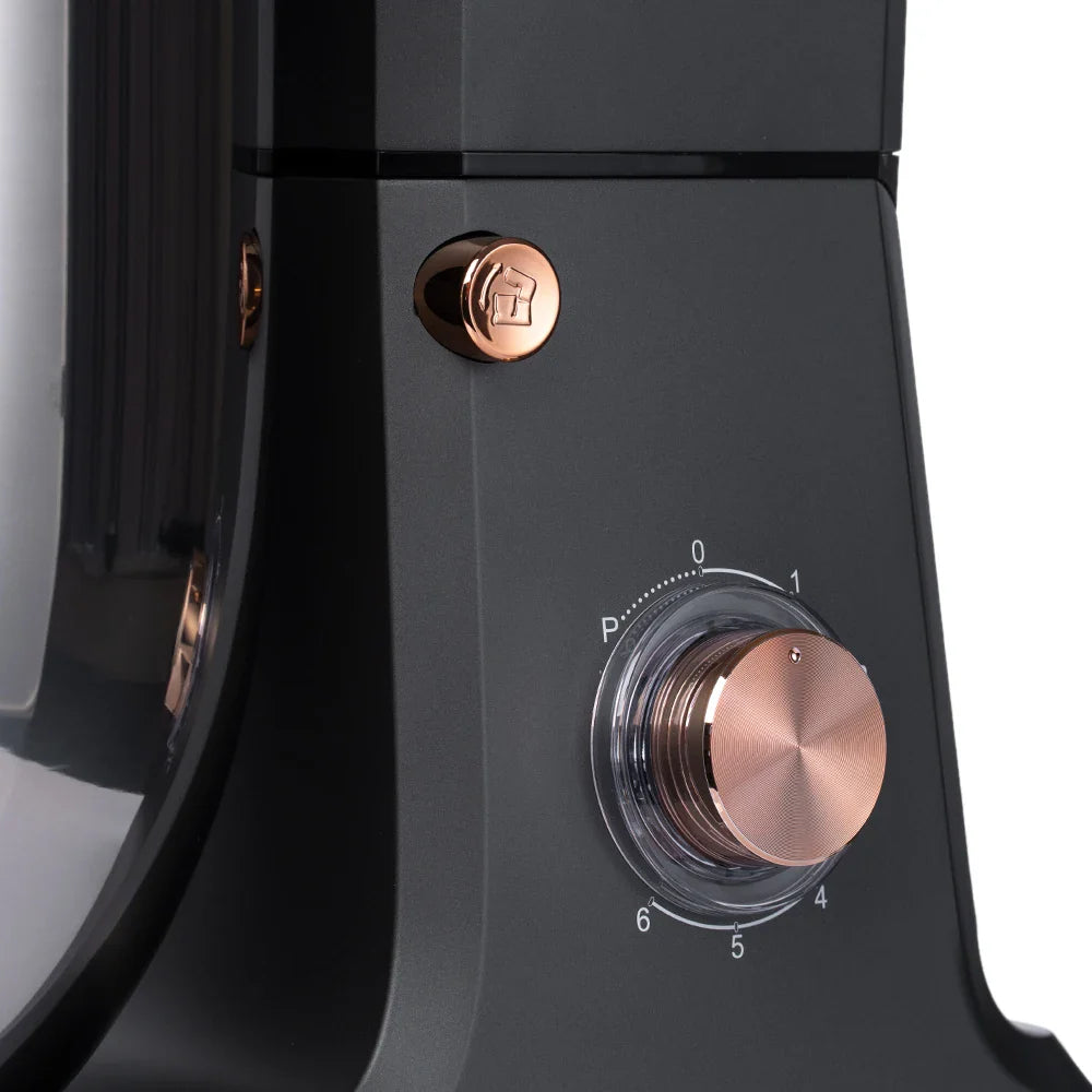 RAF Stand Mixer ā 2000W, 12L Large Capacity Bowl, R.6615, Black