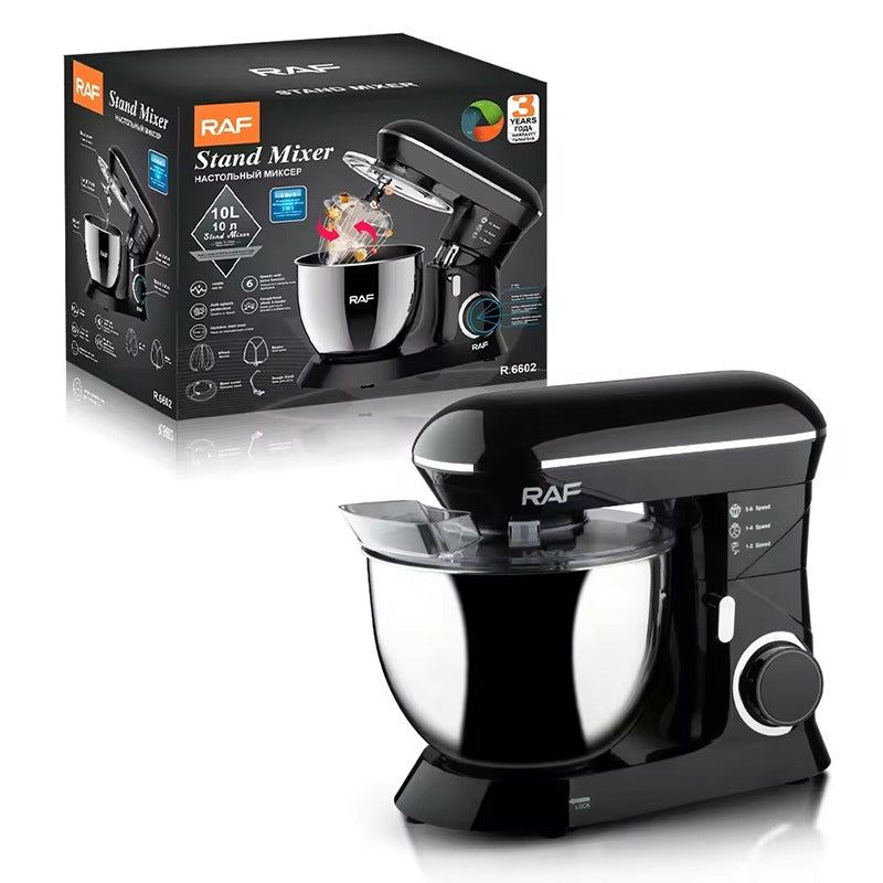 RAF Stand Mixer – R.6602, Multifunctional Electric Dough Mixer, 6-Speed Adjustable Beater & Kneader