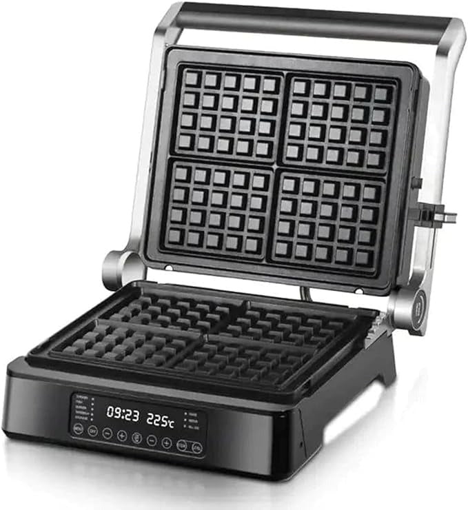 RAF Steak Machine & Grill & Waffle R.535, 1800 Watt, 220v, 50Hz, Silver