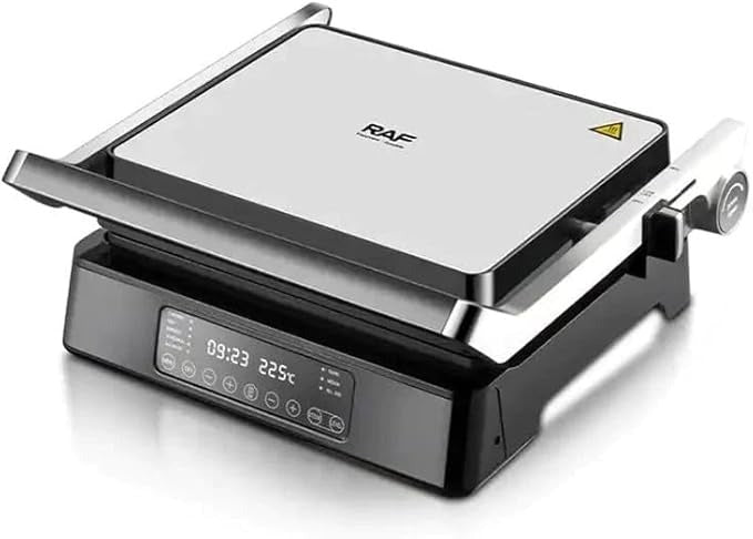 RAF Steak Machine & Grill & Waffle R.535, 1800 Watt, 220v, 50Hz, Silver