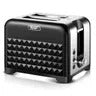 RAF Toaster , 2 Slices, 930 Watt, Black Silver - R.2101