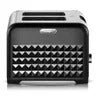 RAF Toaster , 2 Slices, 930 Watt, Black Silver - R.2101