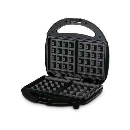 RAF Waffle Maker R.546H, 850 Watt, 220v, 50Hz, Black