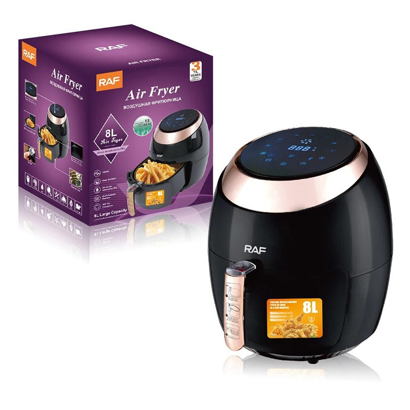 Raf R.5298 1800W Multifunction Electric Fryer Large Capacity Electric Fryer Airfryer 8L
