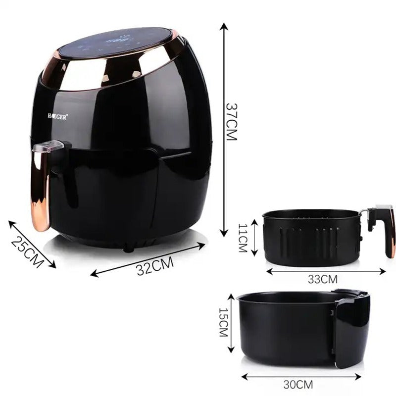 Raf R.5298 1800W Multifunction Electric Fryer Large Capacity Electric Fryer Airfryer 8L