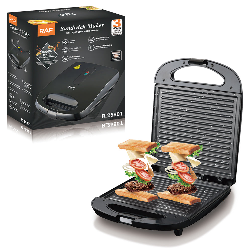 Sandwich Maker RAF R.2580T 1000W