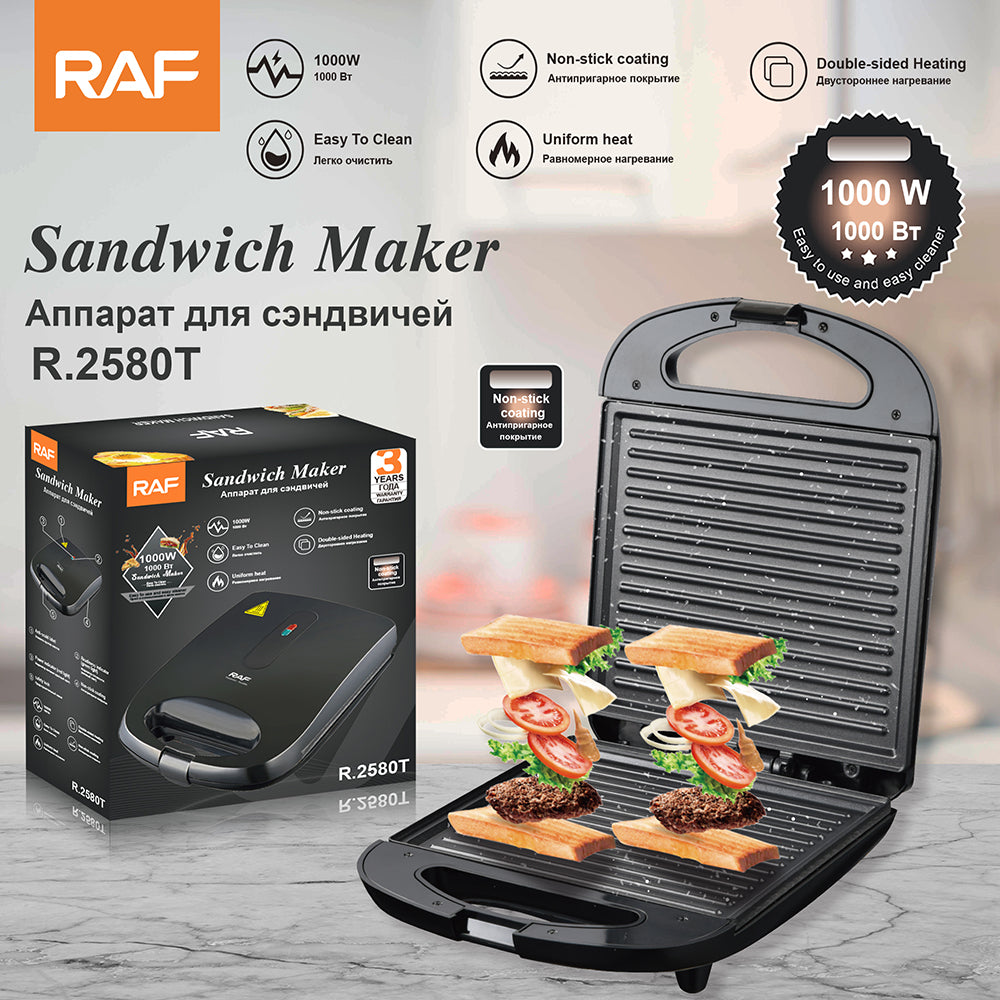 Sandwich Maker RAF R.2580T 1000W