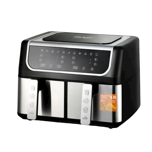 Digital Oil-Free Fryer, 2 Drawers, 4.5+4.5 Liters, RAF R.5262