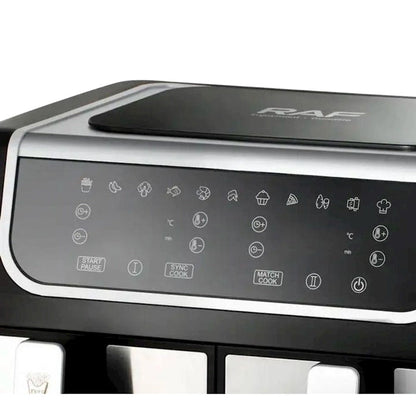 Digital Oil-Free Fryer, 2 Drawers, 4.5+4.5 Liters, RAF R.5262