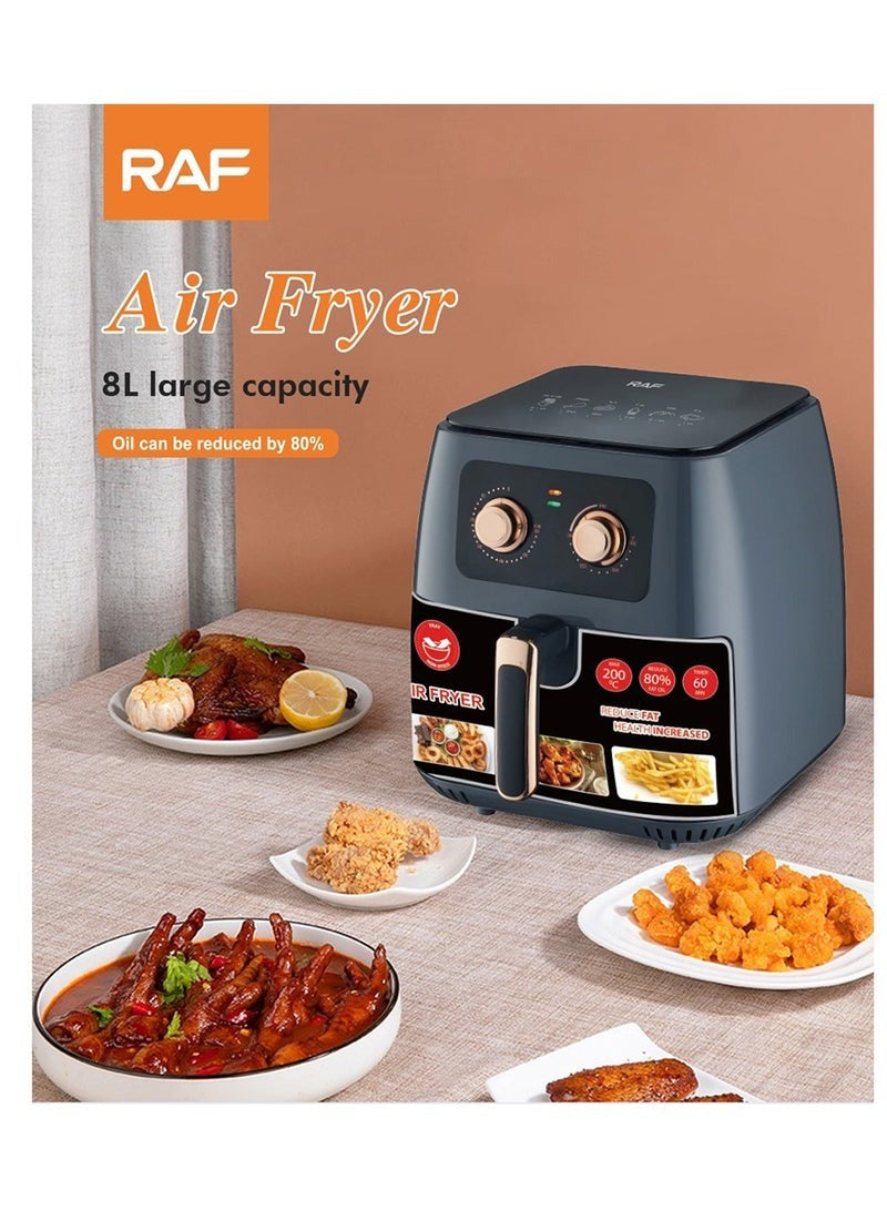 Household Air Fryer 1700W Strong Power 8L Large Capacity R.5294