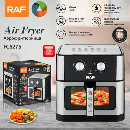RAF Air Fryer 10L 1800W Oil-Free Fryer R.5275