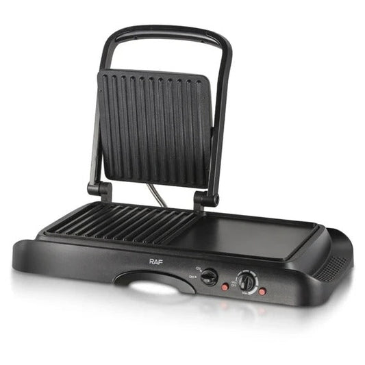 RAF 2-in-1 Baking Tray R.2695 – Grill & Griddle Plate – Dual Thermostat 1600W