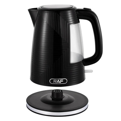 RAF 2200W Electric Kettle – 1.7L Water Boiler & Tea Maker – Visible Glass Body – Fast Heating – Model R.7951