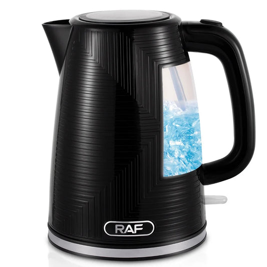 RAF 2200W Electric Kettle – 1.7L Water Boiler & Tea Maker – Visible Glass Body – Fast Heating – Model R.7951
