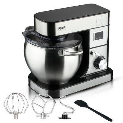 RAF 3-in-1 Stand Mixer – 12L Large Capacity, R.6603, Multifunctional Kitchen Dough Mixer