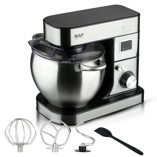 RAF 3-in-1 Stand Mixer – 12L Large Capacity, R.6603, Multifunctional Kitchen Dough Mixer