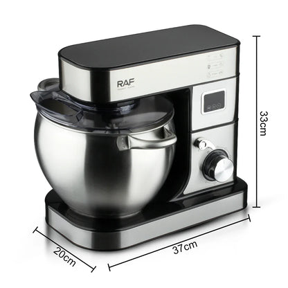 RAF 3-in-1 Stand Mixer – 12L Large Capacity, R.6603, Multifunctional Kitchen Dough Mixer