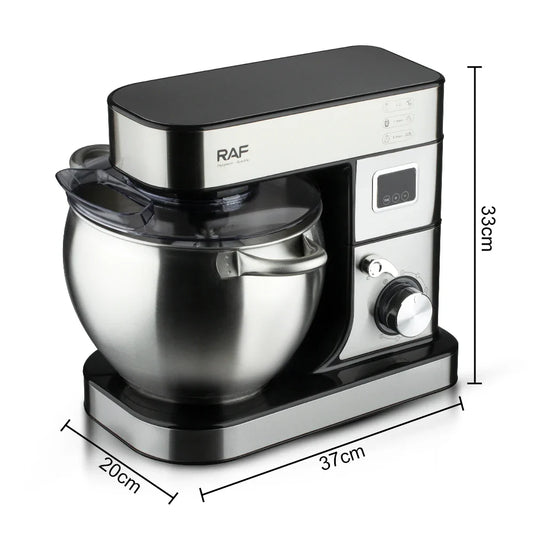 RAF 3-in-1 Stand Mixer – 12L Large Capacity, R.6603, Multifunctional Kitchen Dough Mixer