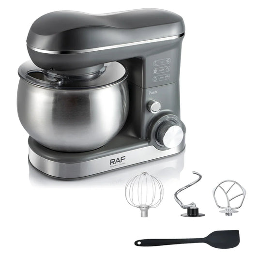 RAF 3-in-1 Stand Mixer – 1800W, 6L Bowl, R.6617, Multifunctional Cake & Bread Dough Mixer