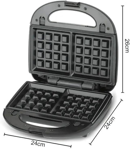 RAF 6-in-1 Grill Electric Toster with 6 Removable Panels R.541 Black