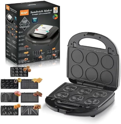 RAF 750W RAF 750W R.2691 Sandwich Maker 7in1 Sandwich Maker 7in1