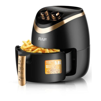 RAF  Air Fryer R.5232 B/W 1400W, 5 liters - 3-Year Warranty